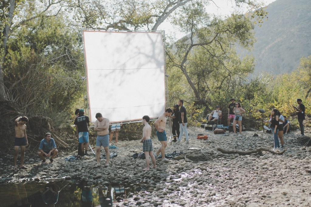 The Secondborn (2018) team setting up a shot