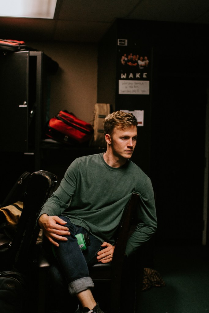 James Spaite listening intently